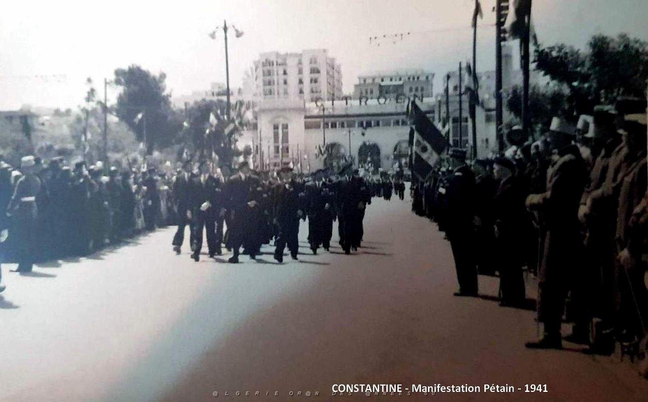 Constantine - Manifestation Petain - 1941 (9).jpg